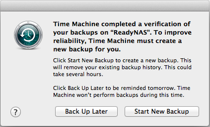 time machine error